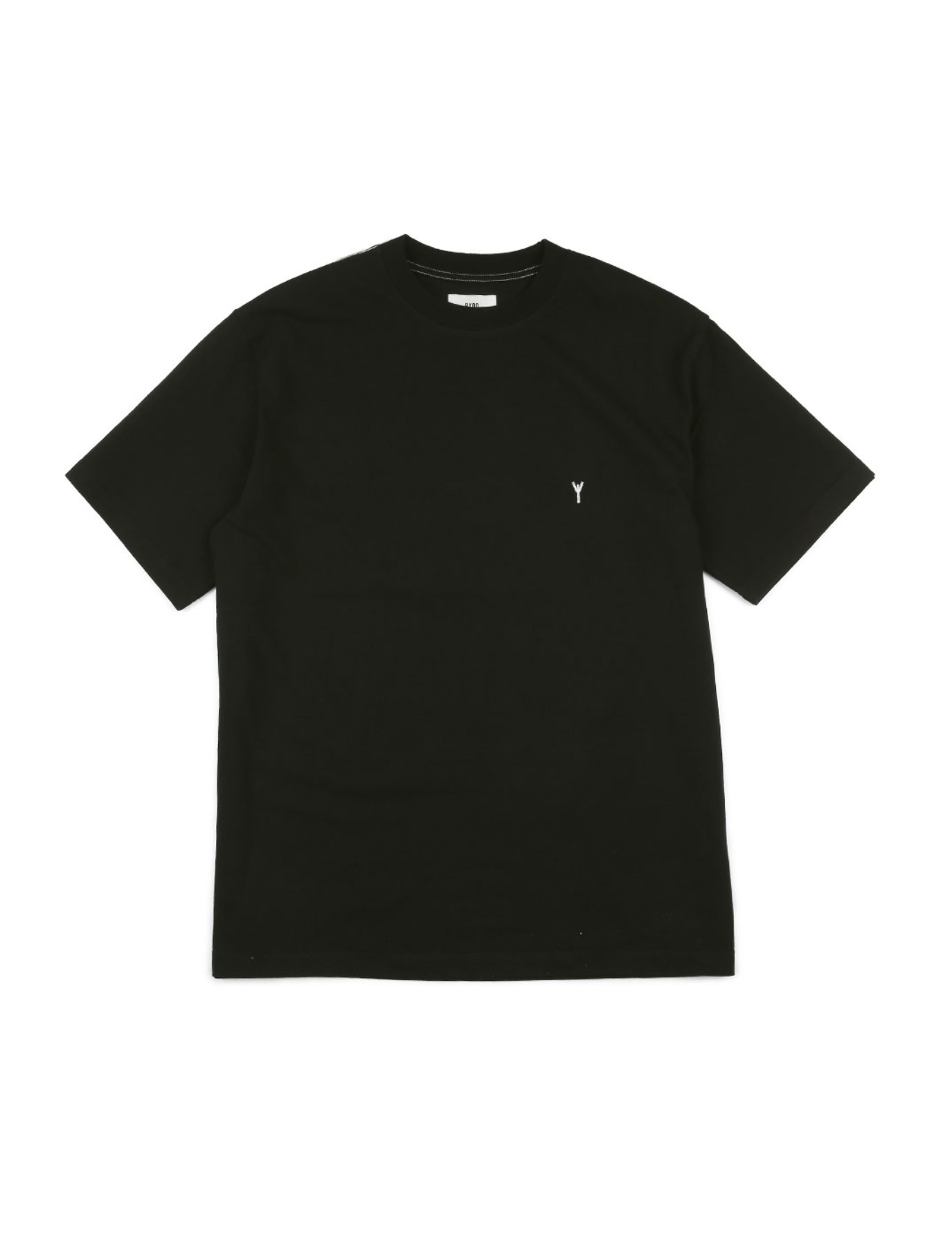 Symmetric y-logo_emb_t-shirts #10 [black]