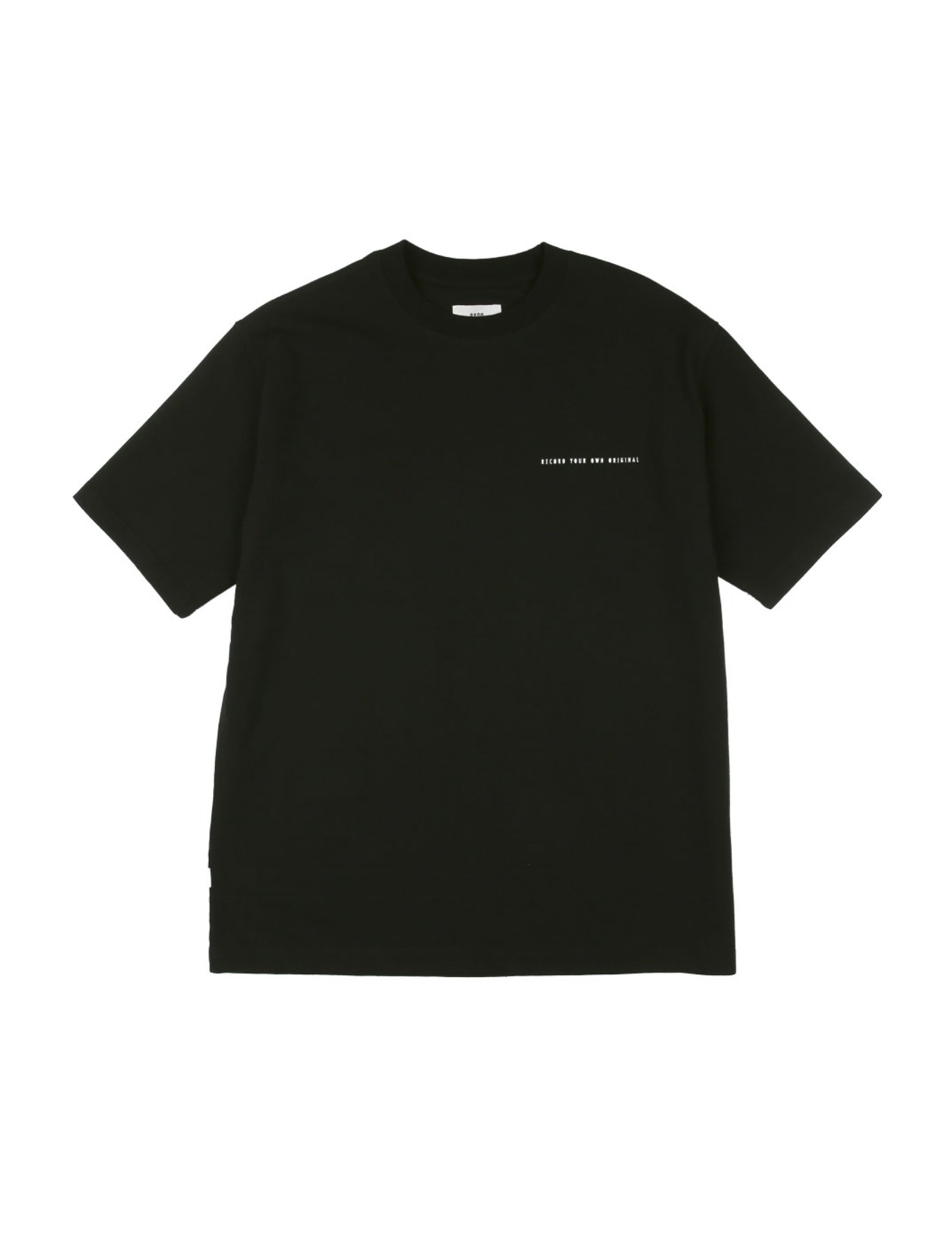 Symmetric blur-print_t-shirts #11 [black]